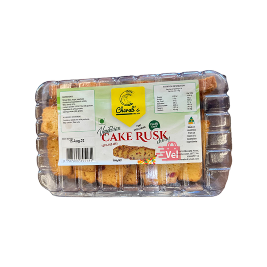 Cherabs Vegetarian Cherry Cake Rusk 900g