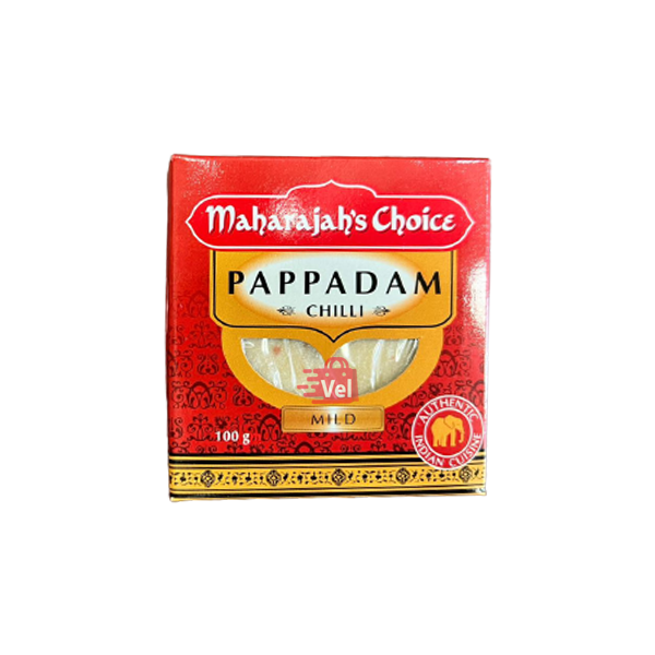Maharajahs Pappadam Chilli 3" 100G