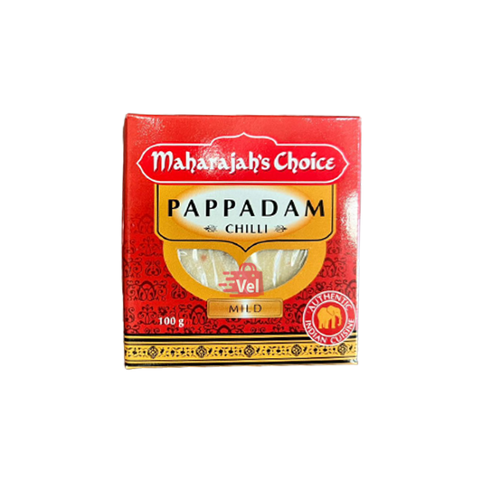 Maharajahs Pappadam Chilli 3" 100G
