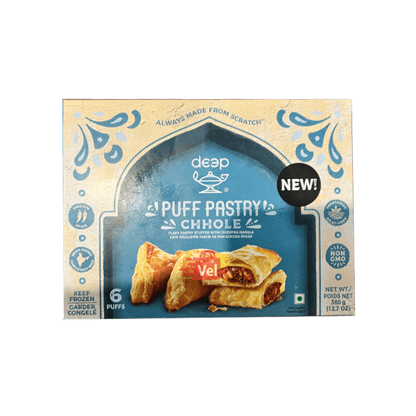 Deep Puff Pastry Chhole 360G Frozen