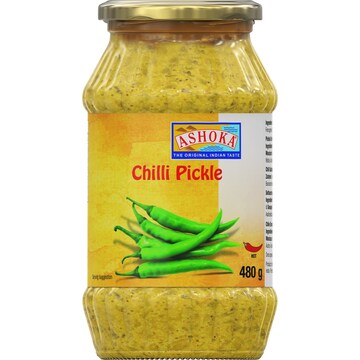 Ashoka Green Chilli Pickle 480g