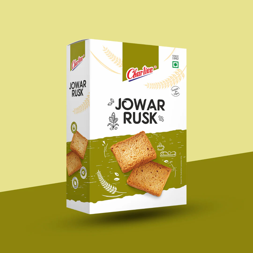 Charliee Jowar Rusk 200G