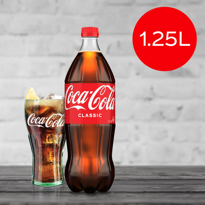 Coca - Cola ( Coke )Classic Soft Drink Bottle 1.25l