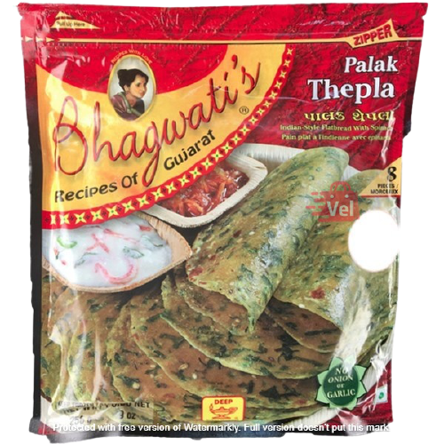 Bhagwatis Palak Thepla 256G Frozen