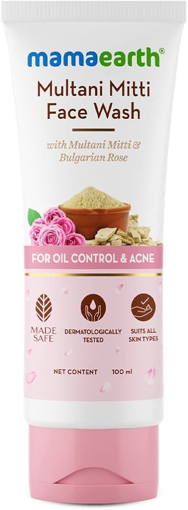 Mamaearth Multani Mitti Face Wash 100Ml