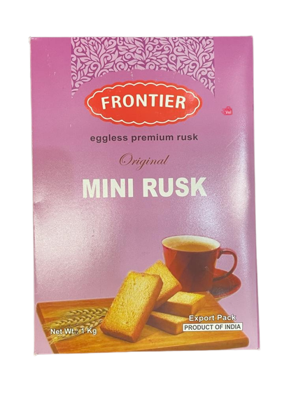 Frontier Eggless Mini Rusk 1Kg