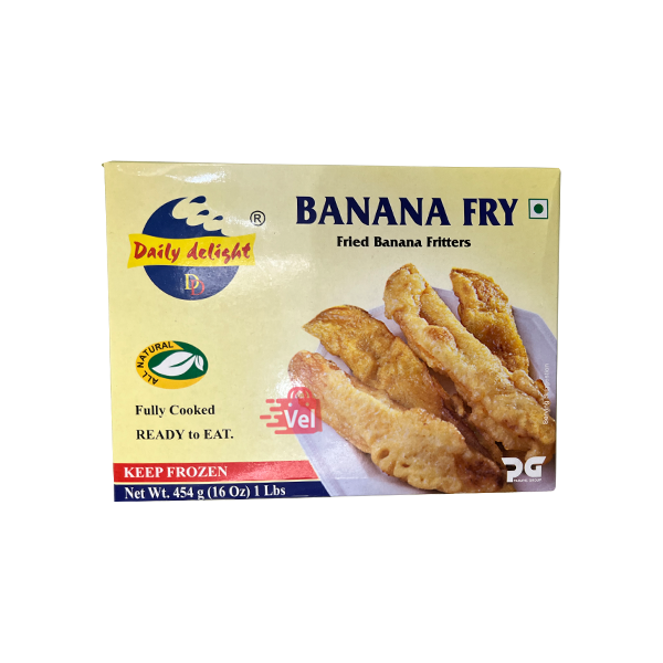 Daily Delight Banana Fry 454G Frozen