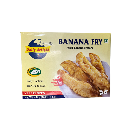Daily Delight Banana Fry 350G Frozen