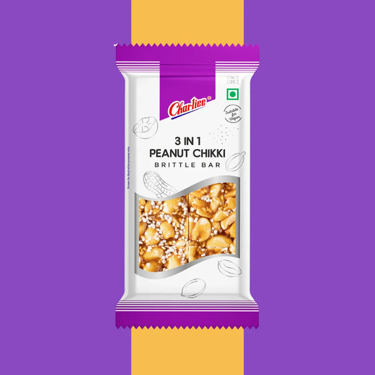 Charliee 3 In 1 Peanut Chikki