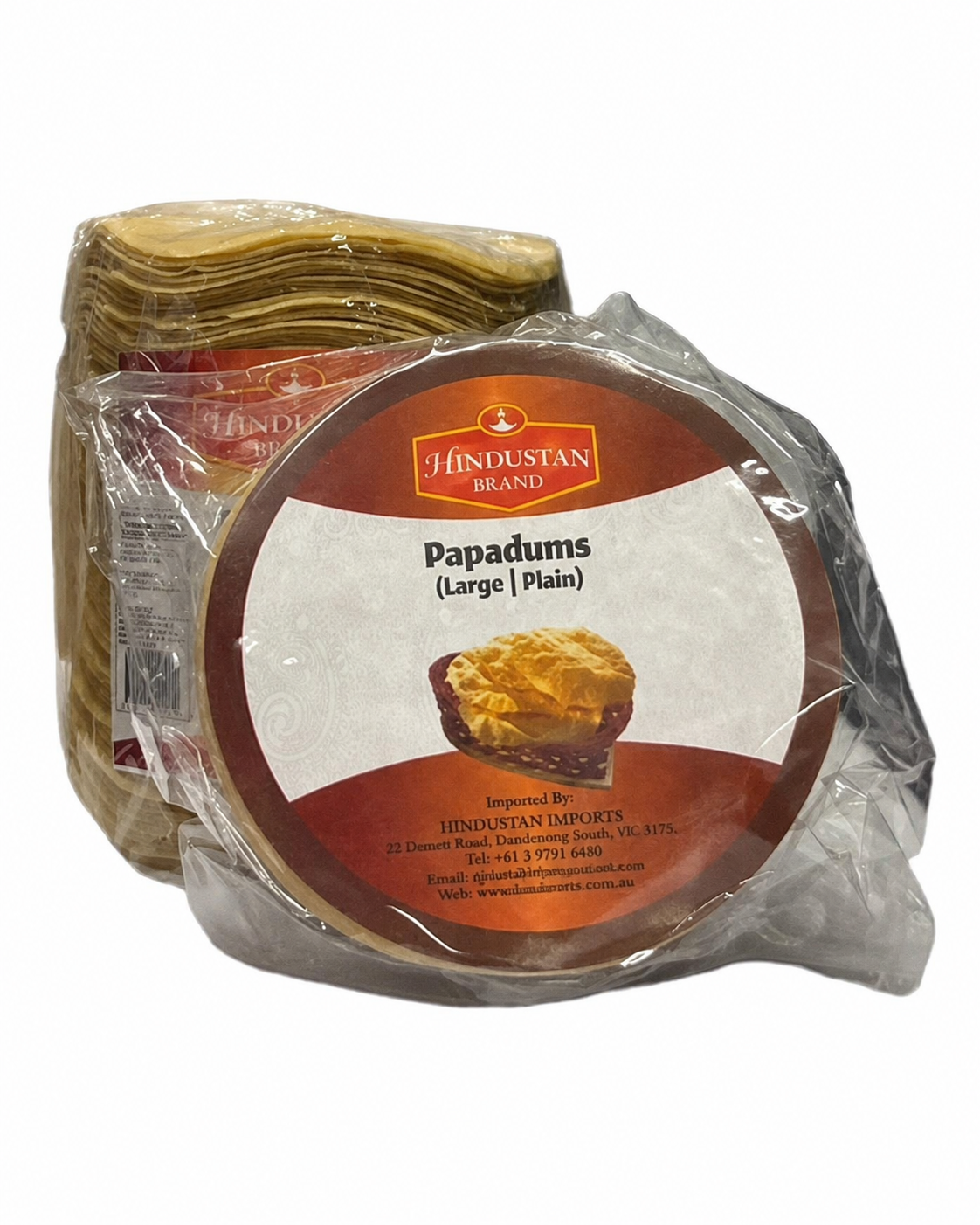 Hindustan Papadums Large 1Kg