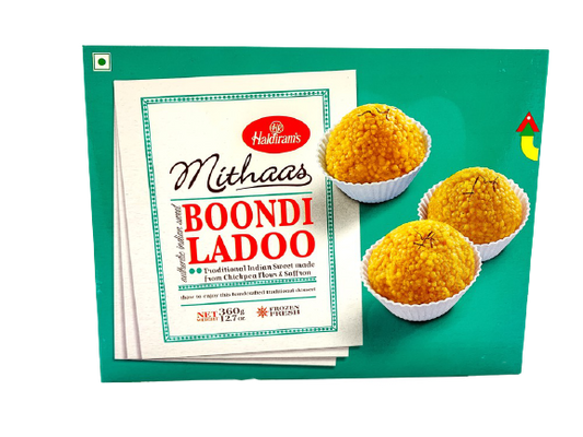 Haldirams Boondi Ladoo 360G Frozen