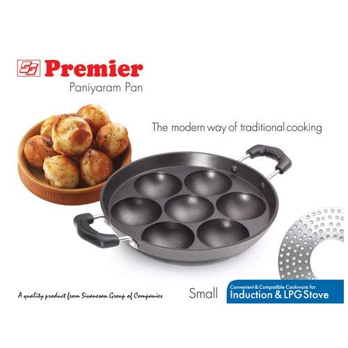 Premier Non-stick Induction Base Paniyaram Pan Small
