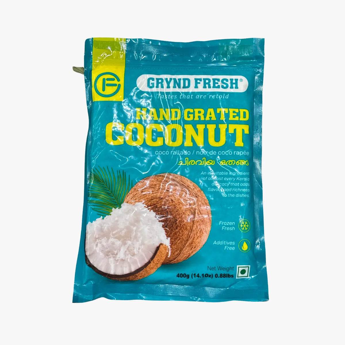 Gf Hand Made Grated Coconut 400G Frozen