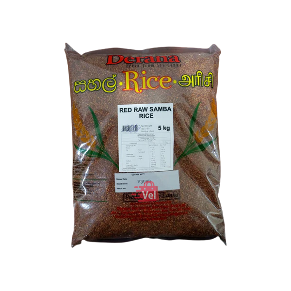 Derana Red Raw Samba Rice 5Kg