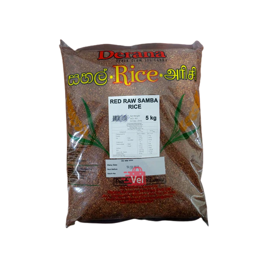 Derana Red Raw Samba Rice 5Kg