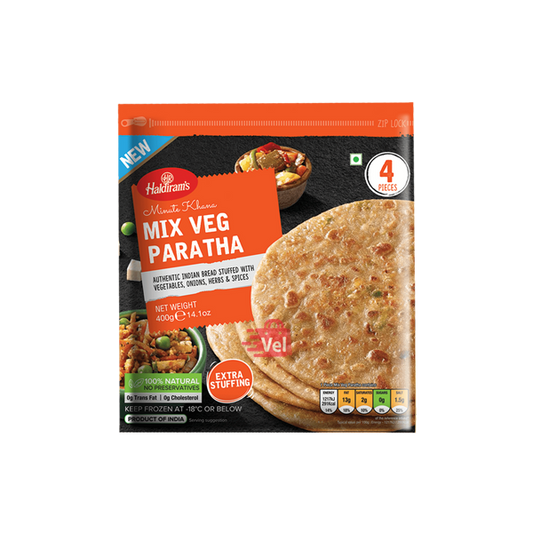 Haldirams Mix Veg Paratha 400G Frozen
