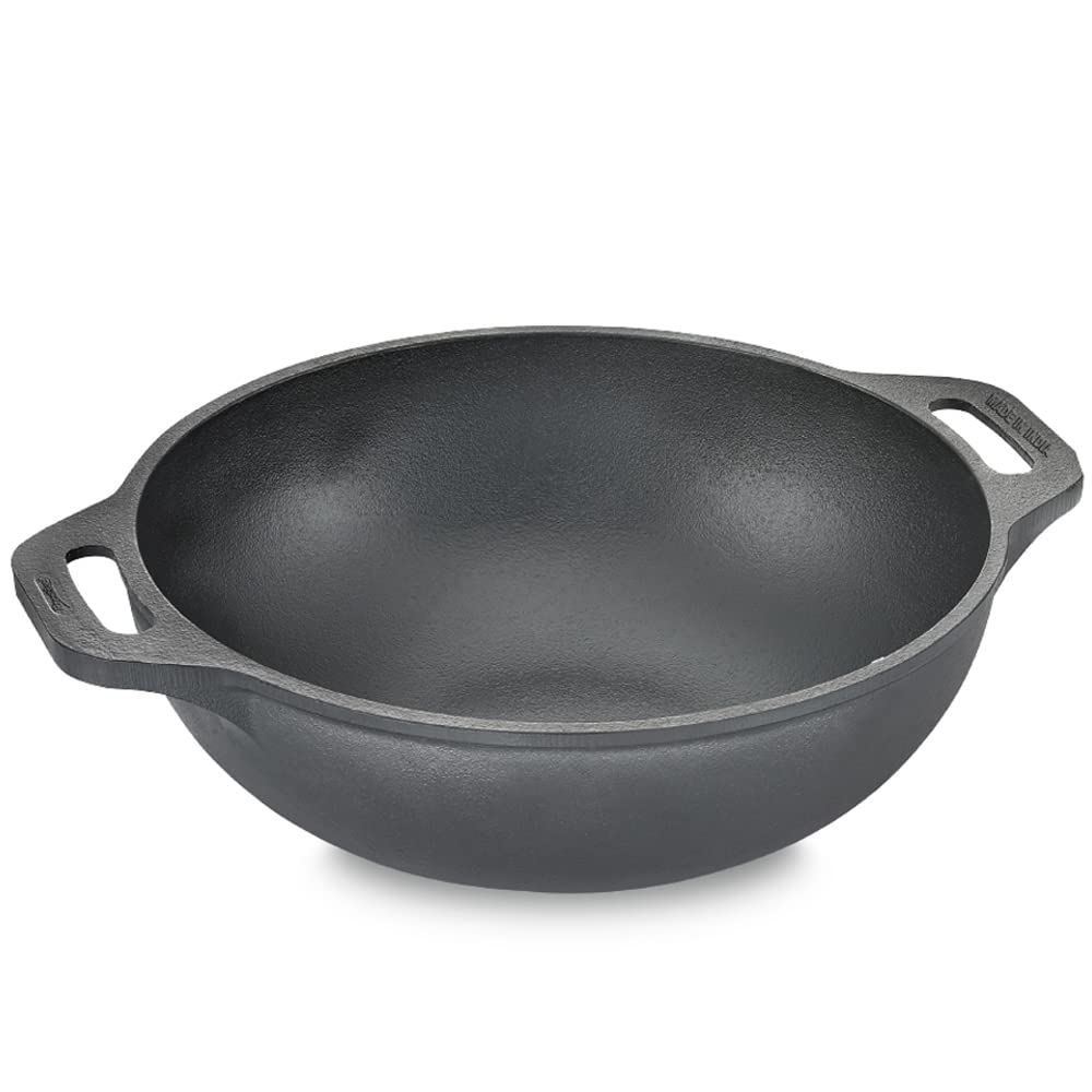 Prestige Cast Iron Cookware Kadai 26Cm Diameter