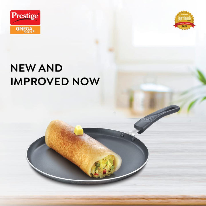 Prestige Omega Select Plus Aluminium Non-stick Omni Tawa 30Cm