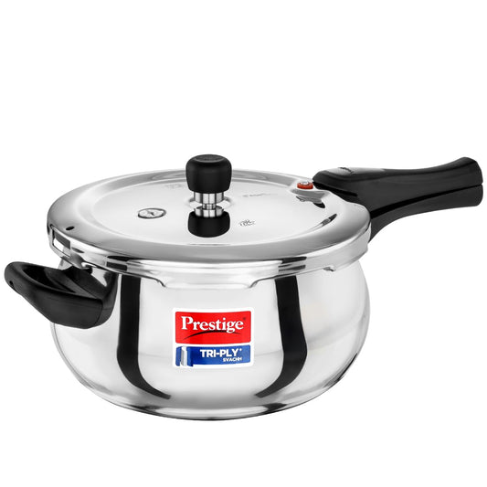 Prestige 5L Triply Svachh Outerlid Pressure Cooker Handi