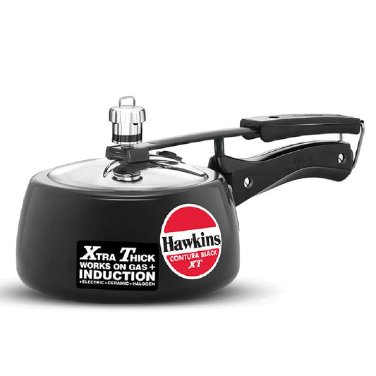 Hawkins Contura Black Xt Pressure Cooker 1.5 Litre