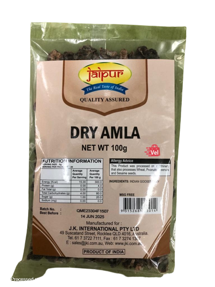 Jaipur Dry Amla 100G