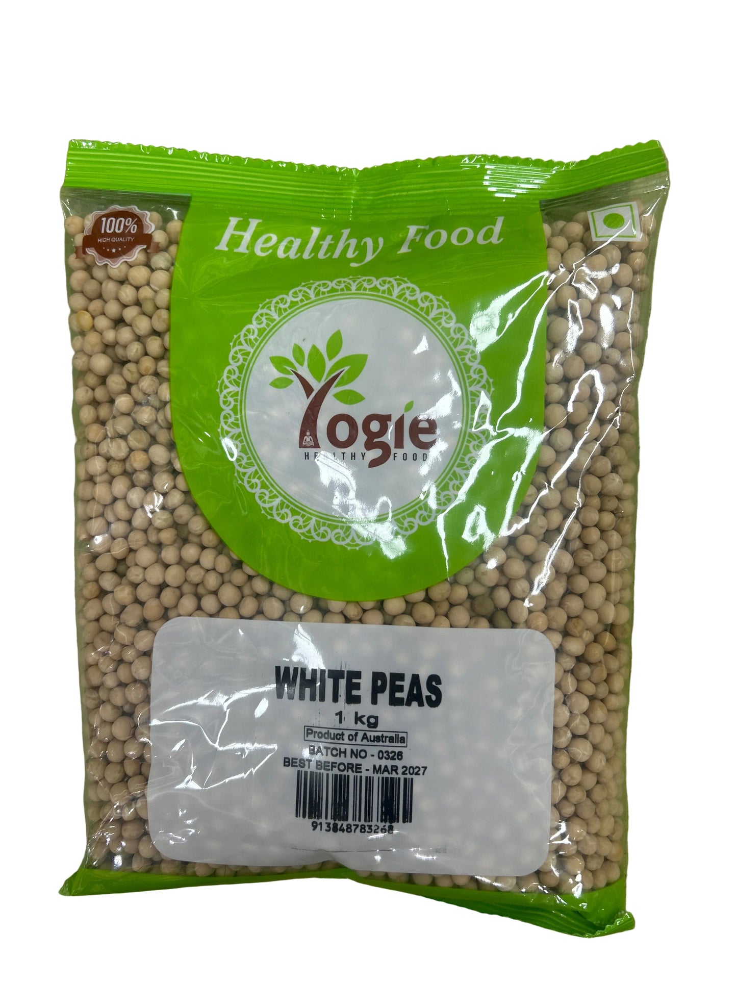 Yogie White Peas 1Kg