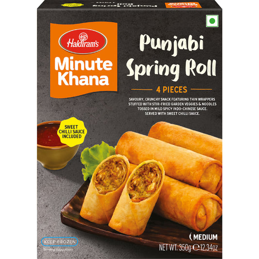 Haldirams Punjabi Spring Roll 350G Frozen