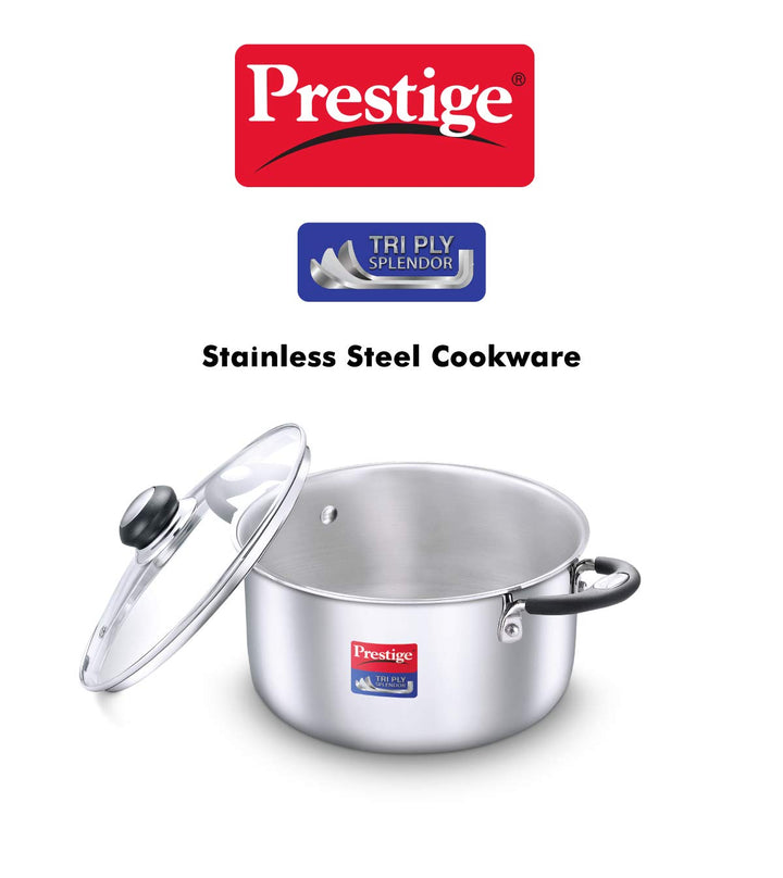 Prestige Tri Ply Splendor Casserole 20Cm 3.25L