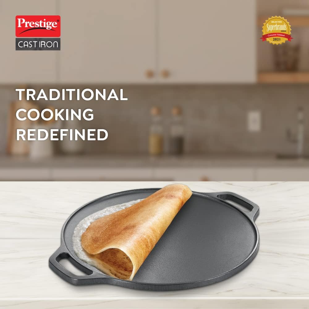 Prestige Cast Iron Cookware Dosa Tawa 30Cm Dia