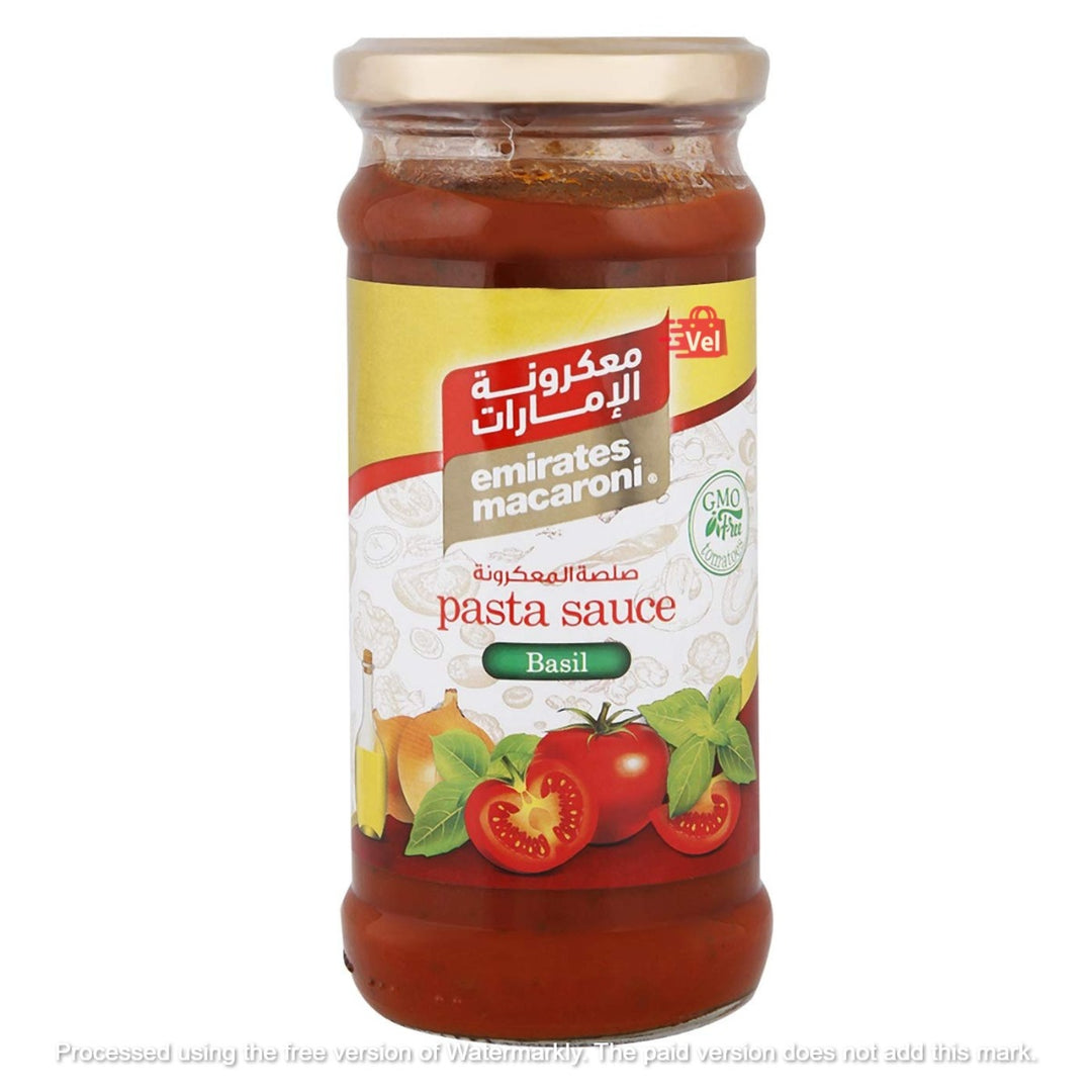 Emirates Macaroni Basil Pasta Sauces 350G