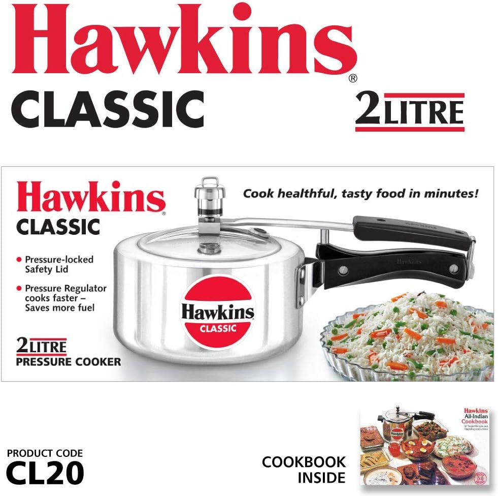 Hawkins Classic Pressure Cooker 2Lt