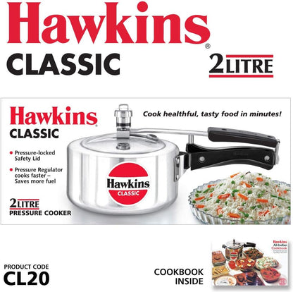 Hawkins Classic Pressure Cooker 2Lt