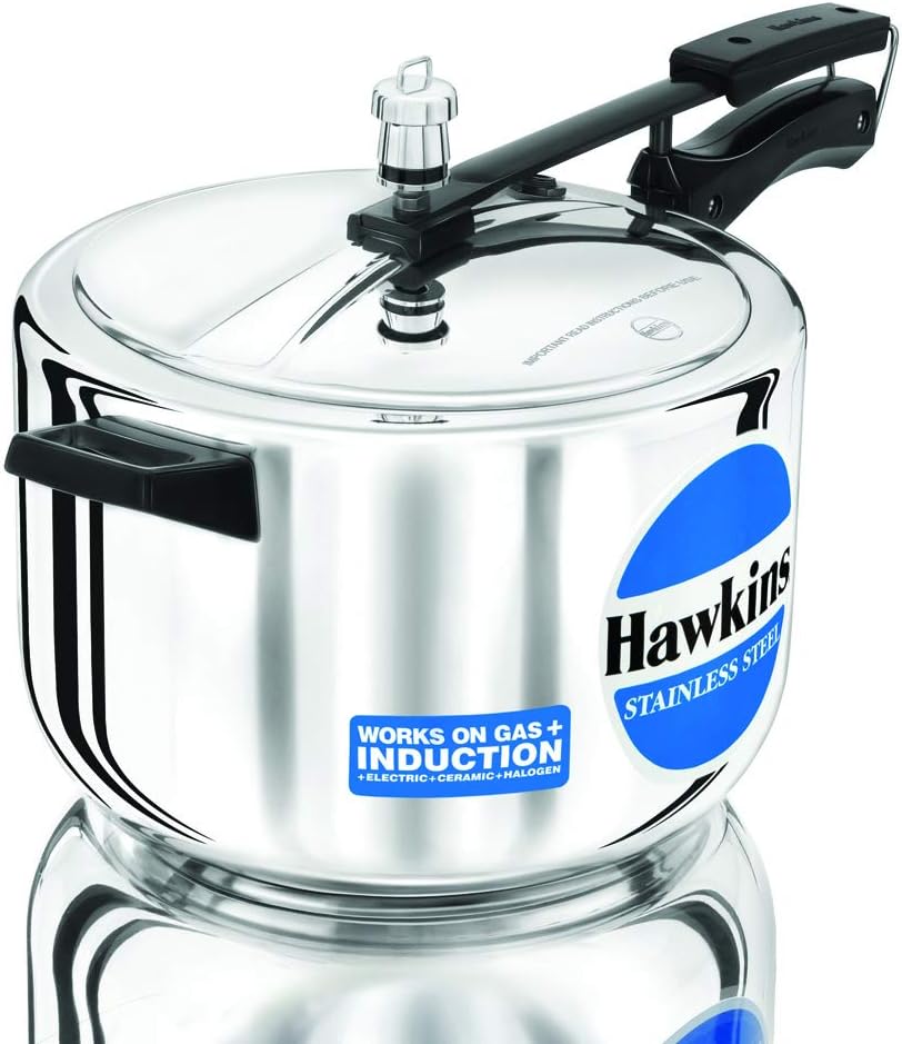 Hawkins Induction Stainless Steel Pressure Cooker 8L