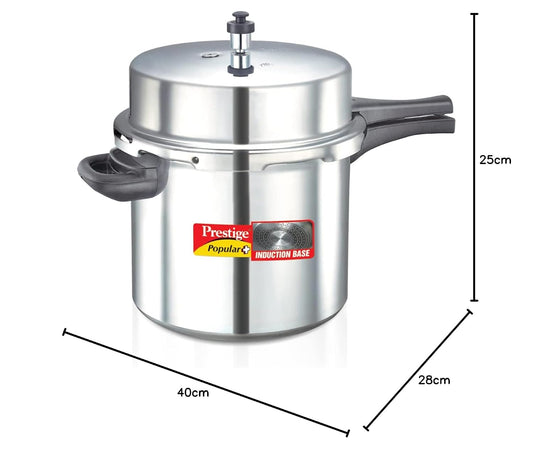 Prestige Popular Plus Aluminium Pressure Cooker 12L