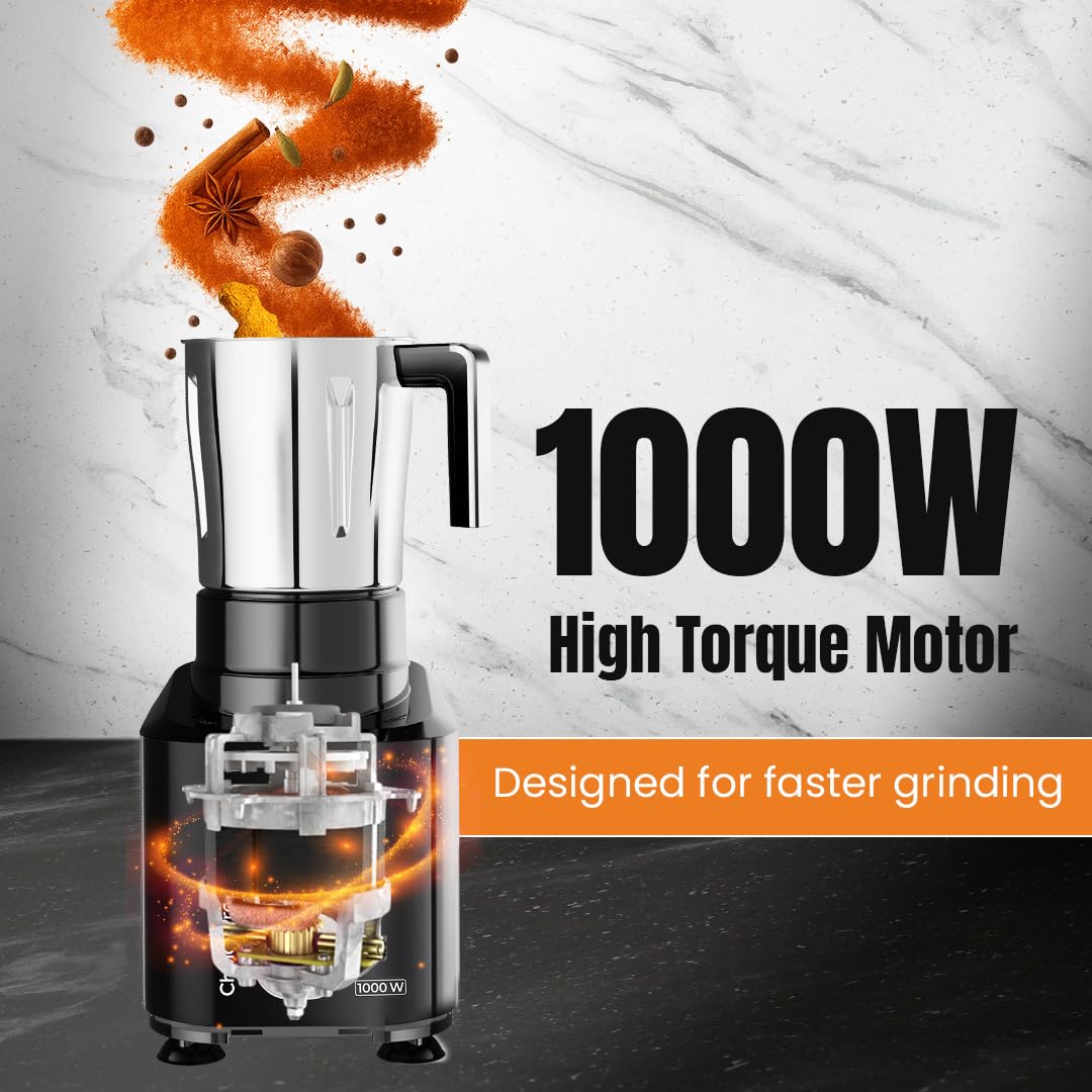 Ultra Choice Pro - 1000W Mixer Grinder