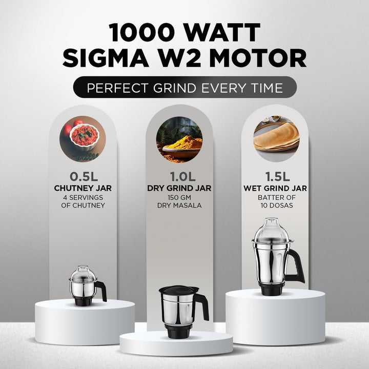 Preethi Titan Mixer Grinder 1000W