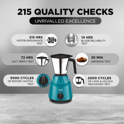 Preethi Prime - MG 286, 750W Mixer Grinder - Only One Per Customer