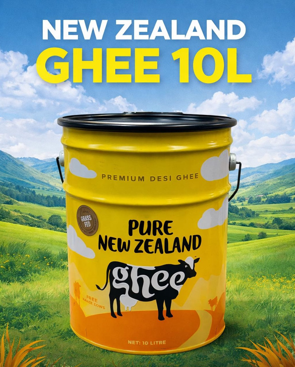 Pure New Zealand Ghee 10L