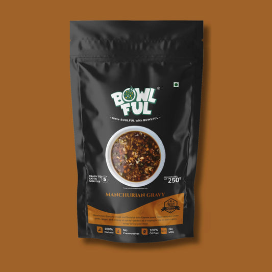 Bowl Ful Manchurian Gravy 50G - Spicy Indo-Chinese (Vegetarian)