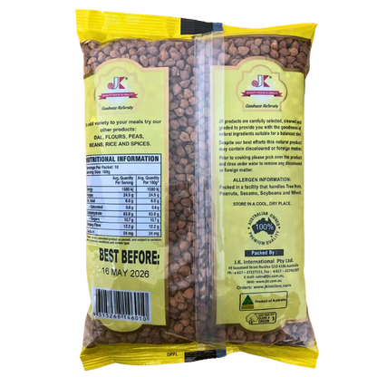 Jk Chick Peas Tyson 4Kg (Black Chana Tyson)