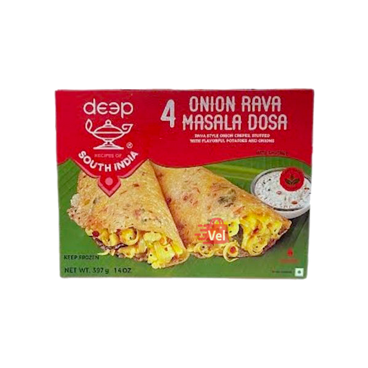 Deep Onoin Rava Masala Dosa 4Pcs Frozen