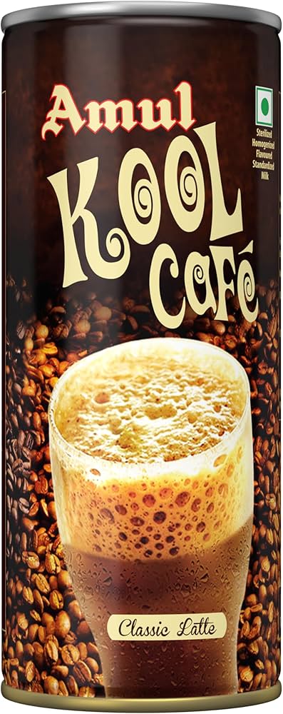 Amul Kool Latte Coffee 200Ml x 6 Pack