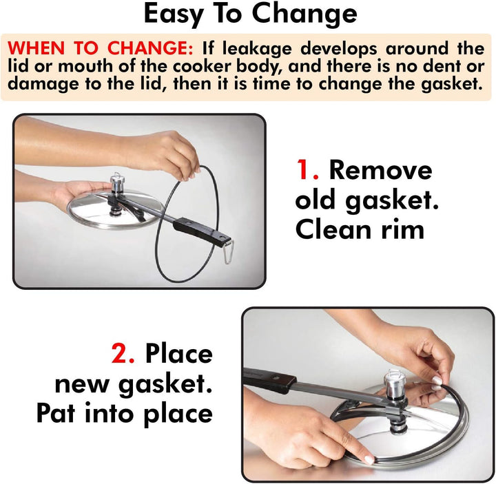 Hawkins Gasket Code: Mg For 1.5 Litre To 2L Pressure Cooker