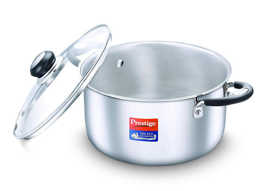 Prestige Tri Ply Splendor 24Cm Casserole (5.5L)