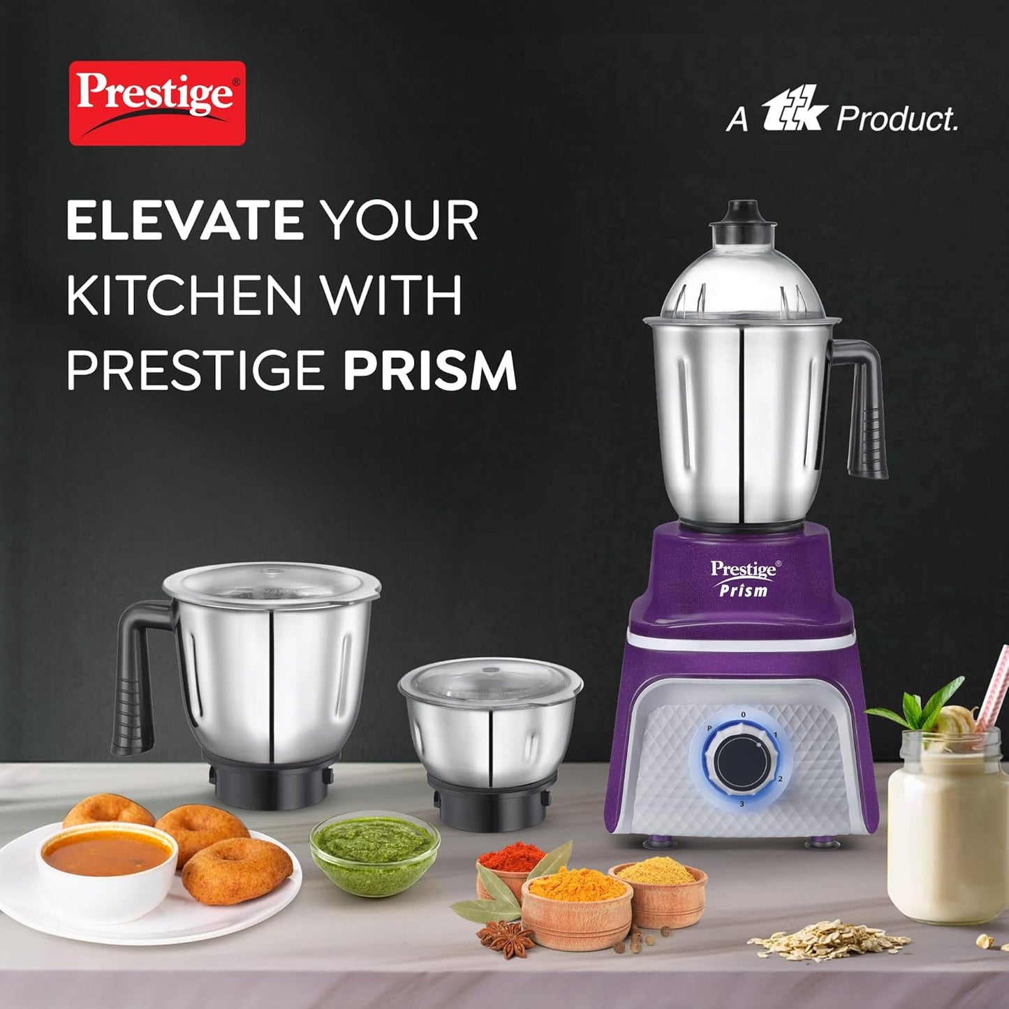 Prestige Prism 750W Mixer Grinder