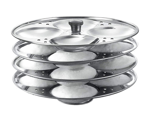 Premier Stainless Steel Idli Stand Small 4 Plate