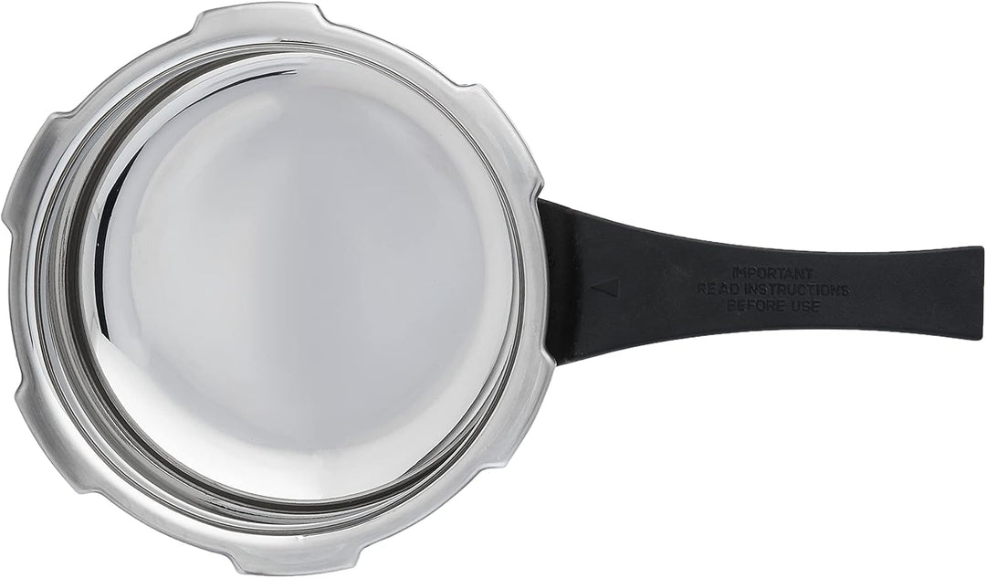 Prestige Deluxe Plus Aluminium Mini Handi Pressure Cooker 3L (Polished)