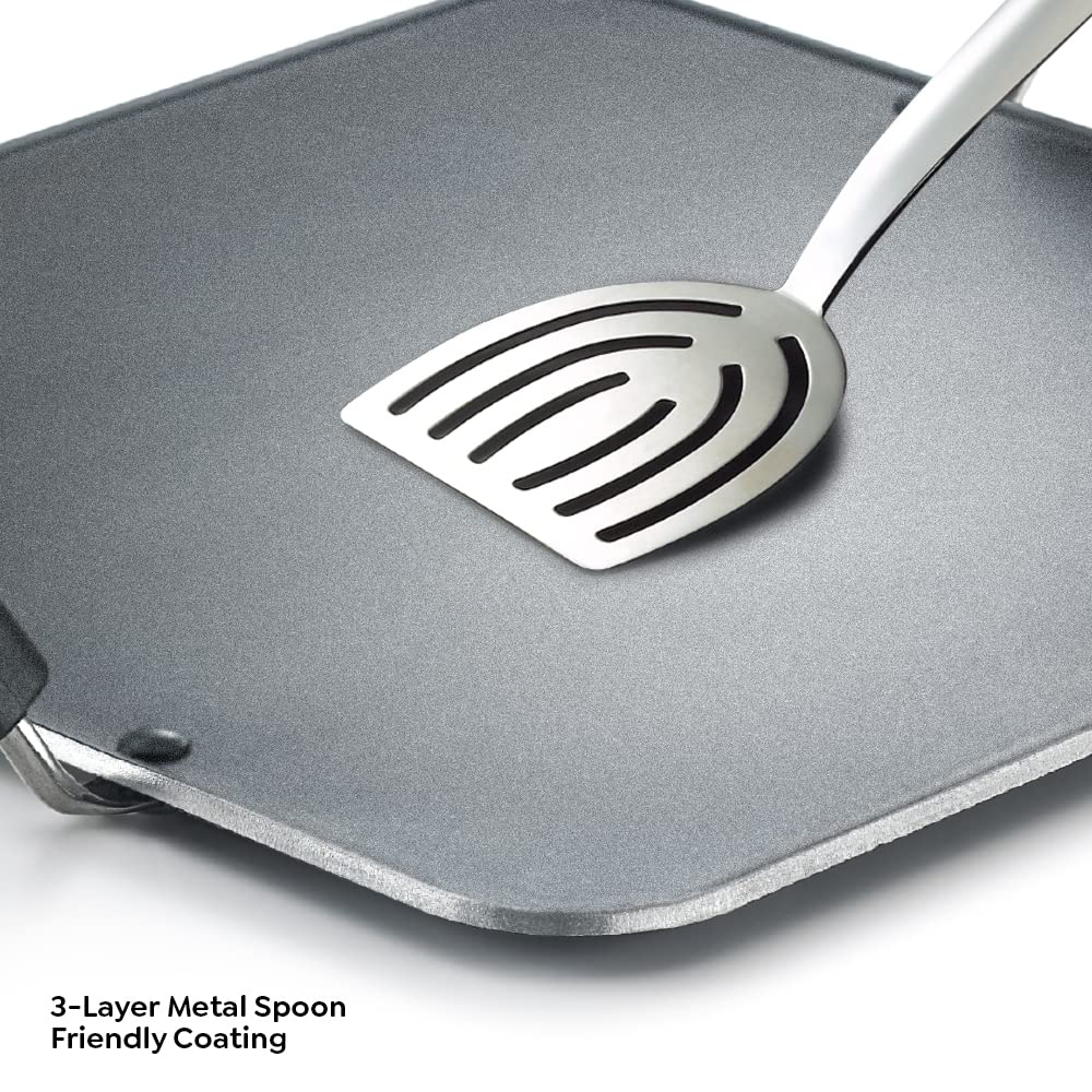Prestige Omega Select Plus Aluminium Non-stick Square Tawa 30.5Cm