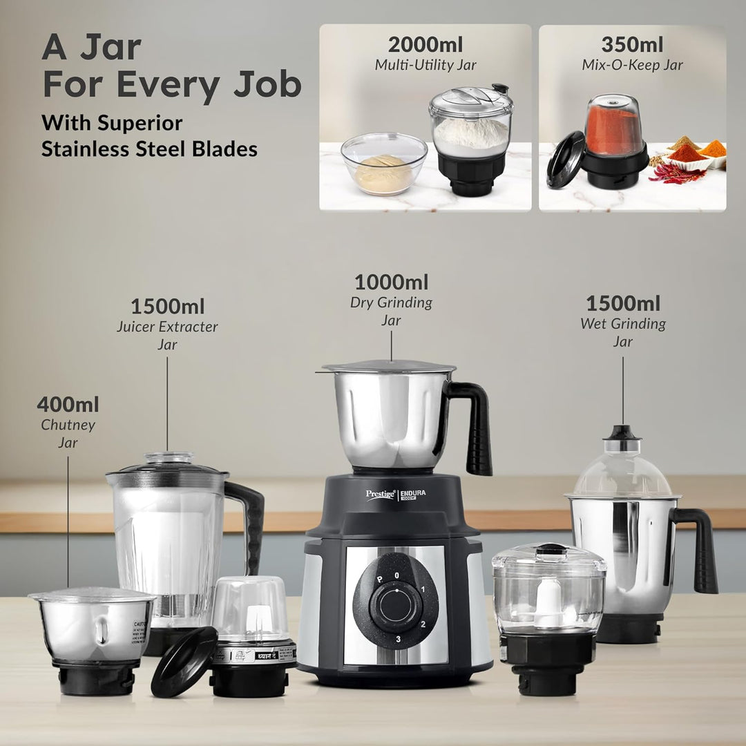 Prestige Endura 1000W Mixer Grinder