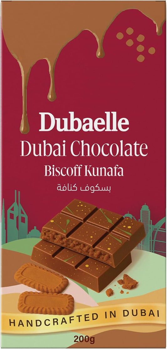 Dubaelle Dubai Chocolate Biscoff Kunafa 200G